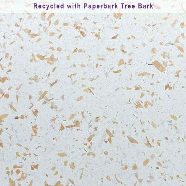 Recycled w. Paperbark Tree Bark